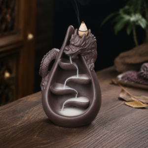 Chinese Dragon Waterfall Incense Burner