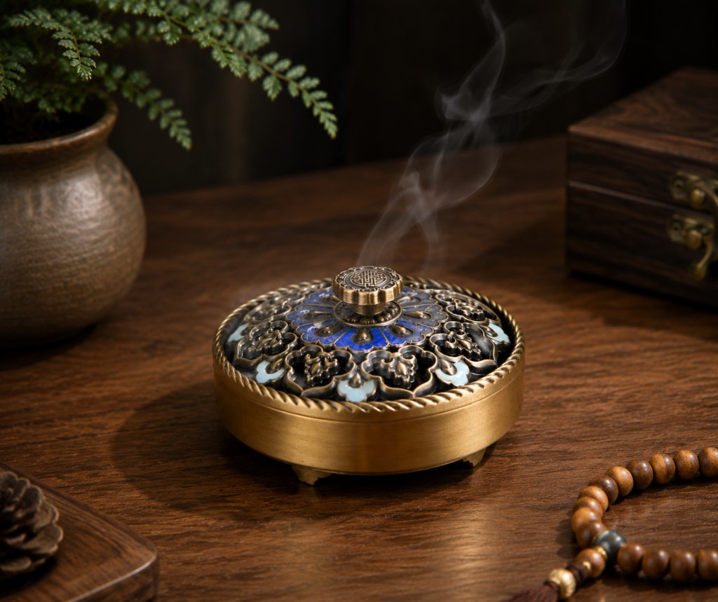 Ruyi Lotus Incense Burner