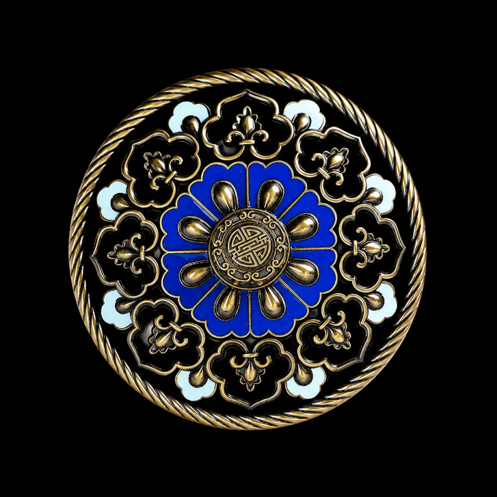 Ruyi Lotus Incense Burner detail image - incense burner by Serene Orient