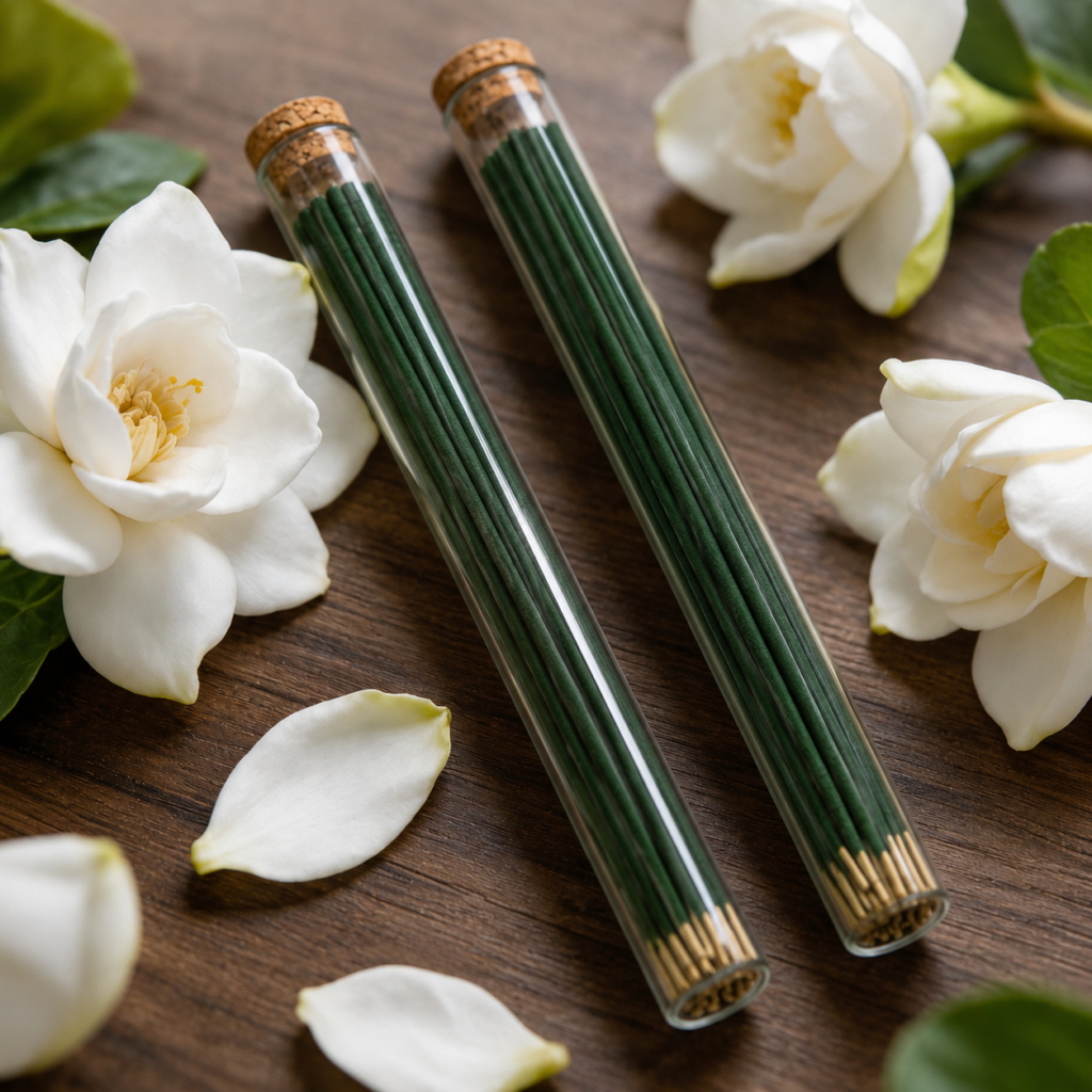 Gardenia Incense Sticks detail image - Chinese incense by Serene Orient