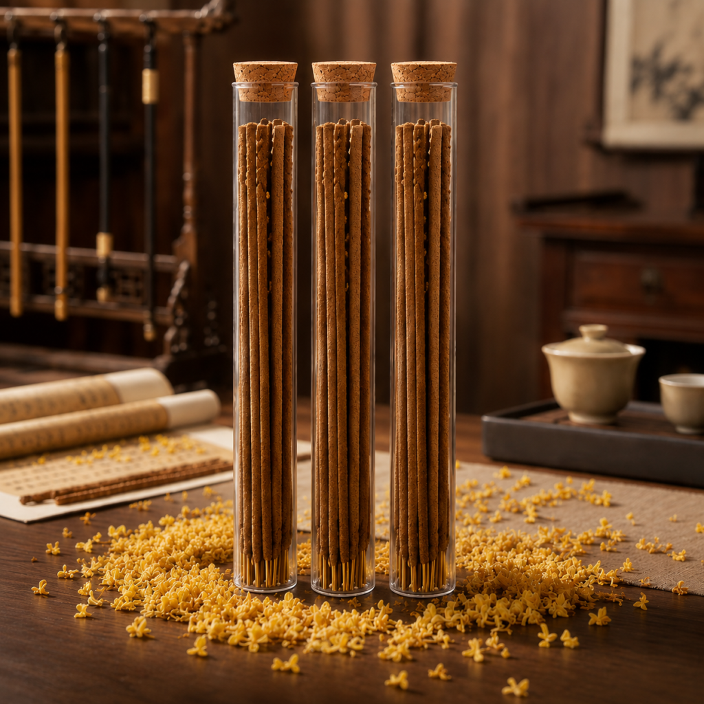 Osmanthus Incense Sticks detail image - Chinese incense by Serene Orient