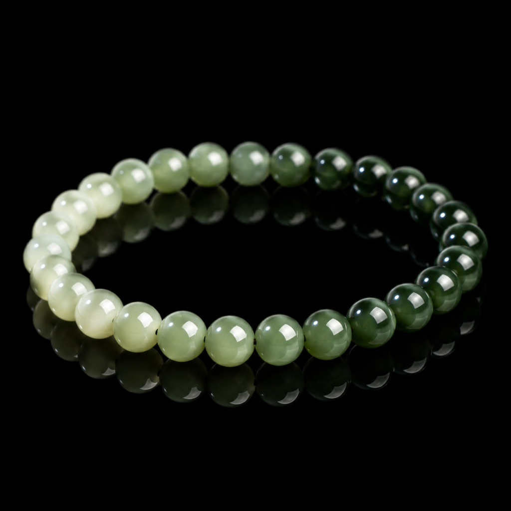 Gradient Qing Shui Jade Bracelet