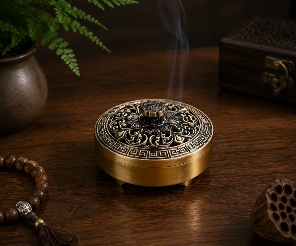 Zen Lotus Incense Burner