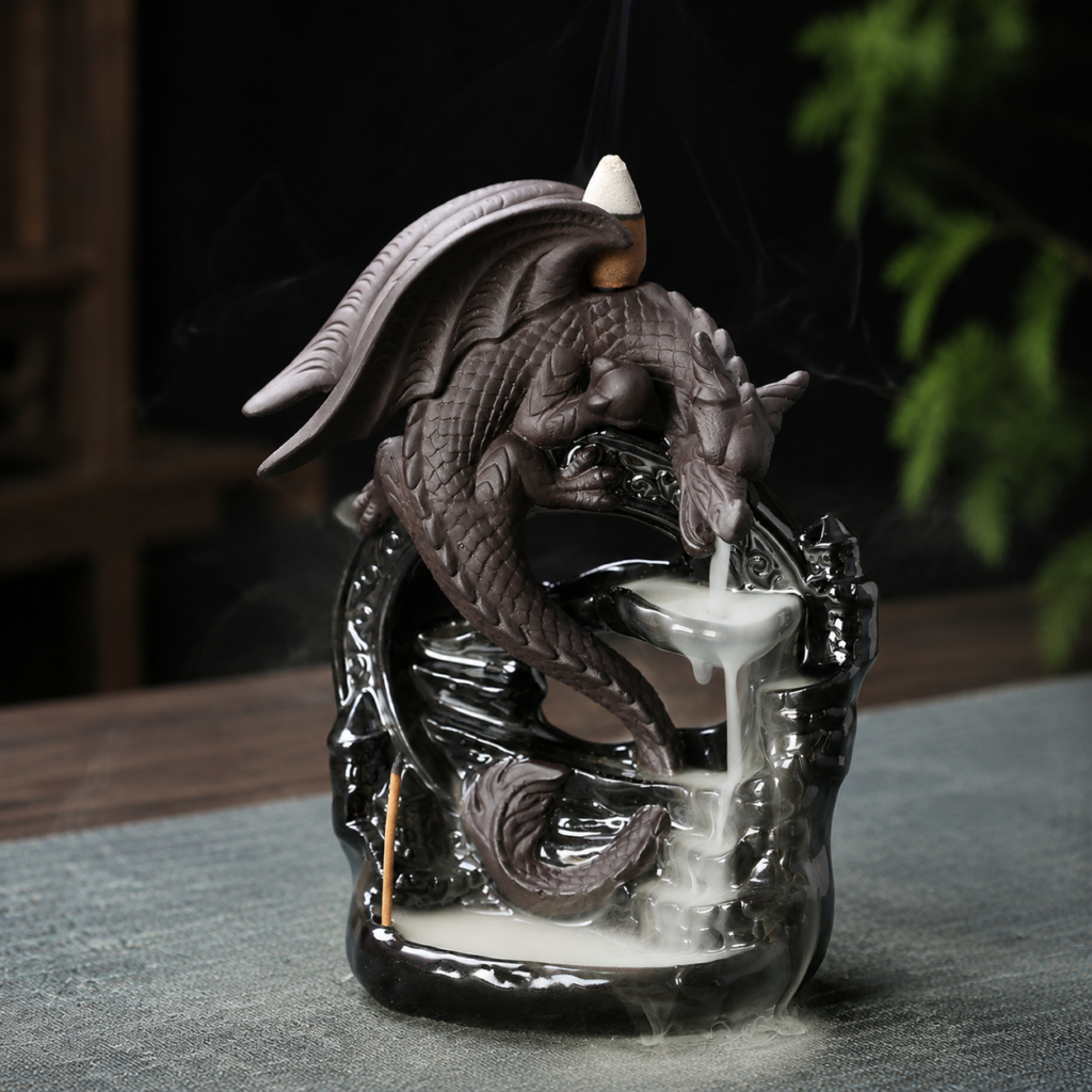 Pterosaur Waterfall Backflow Censer