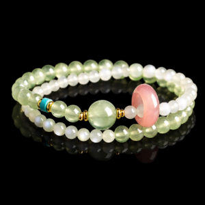 Prehnite Double Wrap Bracelet