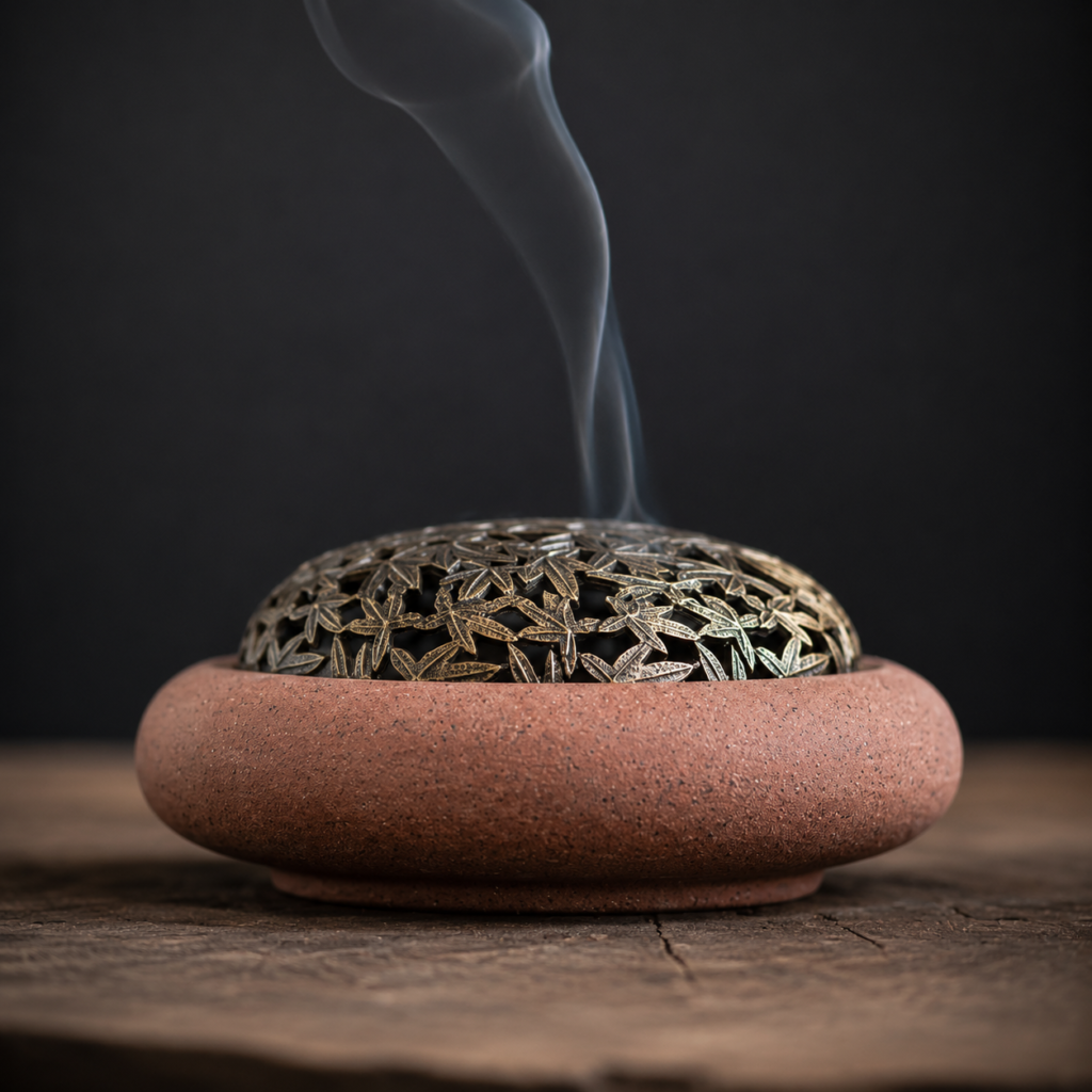 Classic Ceramic Coil Incense Burner detail image - incense burner by Serene Orient