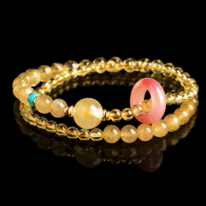 Citrine Double Wrap Bracelet