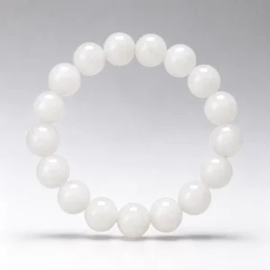 White Hetian Jade Bracelet