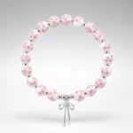Pink Ceramic Bow Bracelet main image
