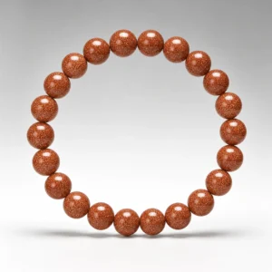 Goldstone Bead Bracelet