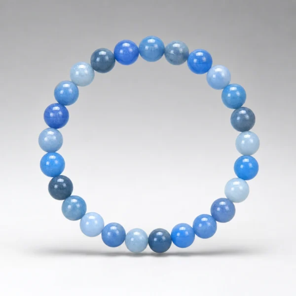 Blue Aventurine Bead Bracelet