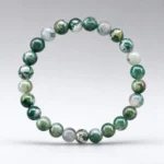 Tree Agate Bead Bracelet main image