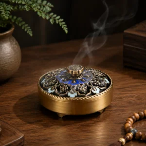 Ruyi Lotus Incense Burner