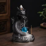 Dragon and Pearl Downdraft Incense Burner detail image