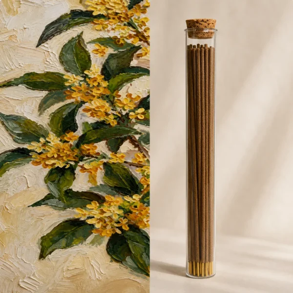Hand-Rolled Osmanthus Incense Sticks