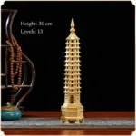 Golden Wenchang Pagoda Ornament detail image