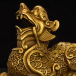 Golden Pixiu Wealth Ornament detail image