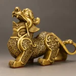 Golden Pixiu Wealth Ornament detail image